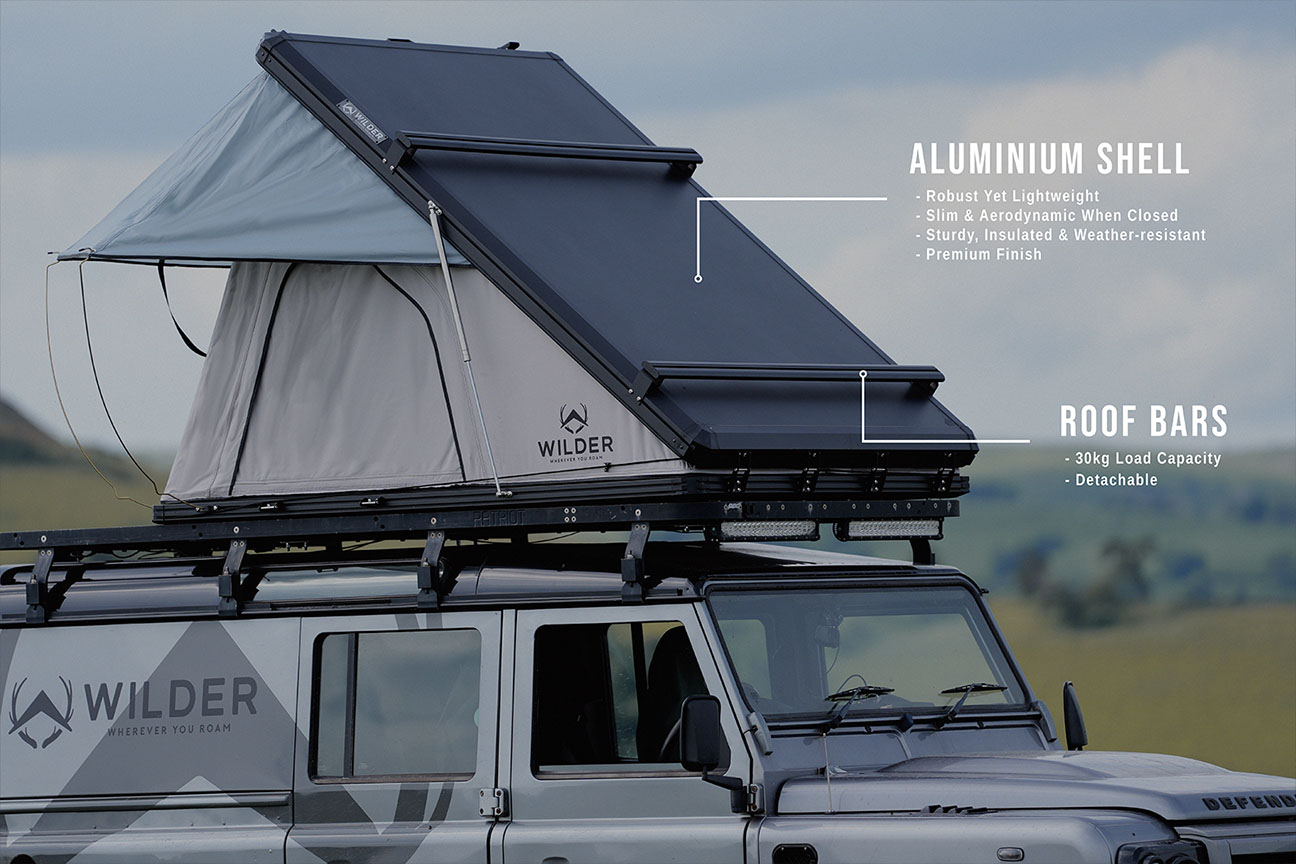 The Aran Roof Tent.