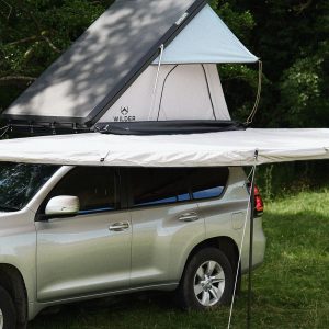 Aran Roof Tent + Eryr 180 Awning Bundle | Hard Shell Roof Tent | 180 Degree Free-Standing Awning